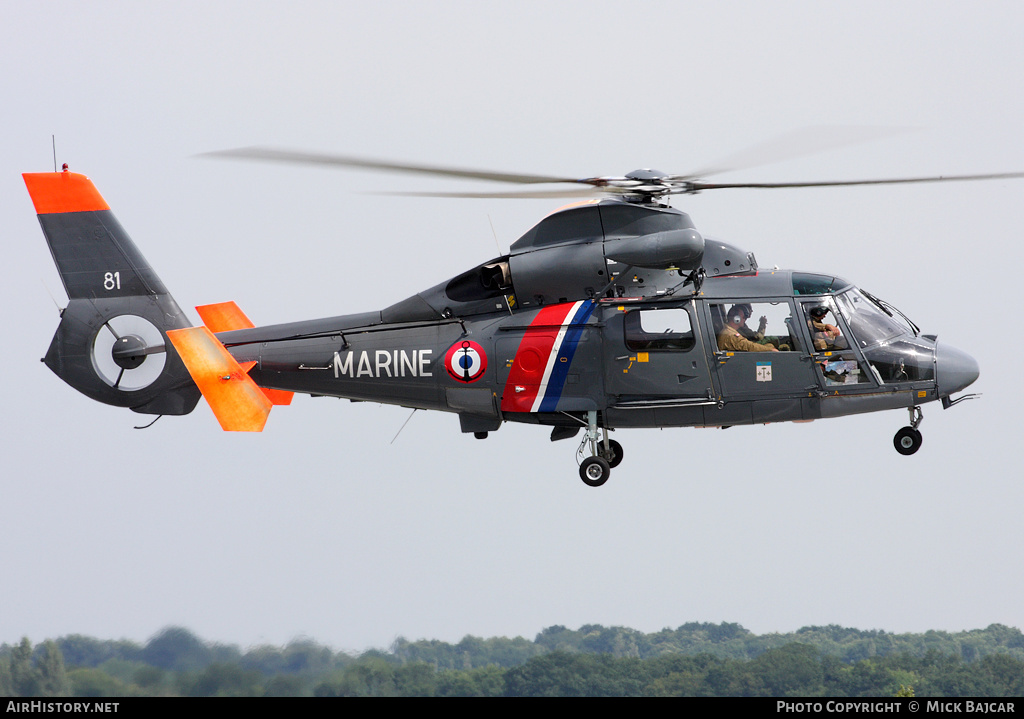 Aircraft Photo of 81 | Aerospatiale SA-365N Dauphin 2 | France - Navy | AirHistory.net #27166