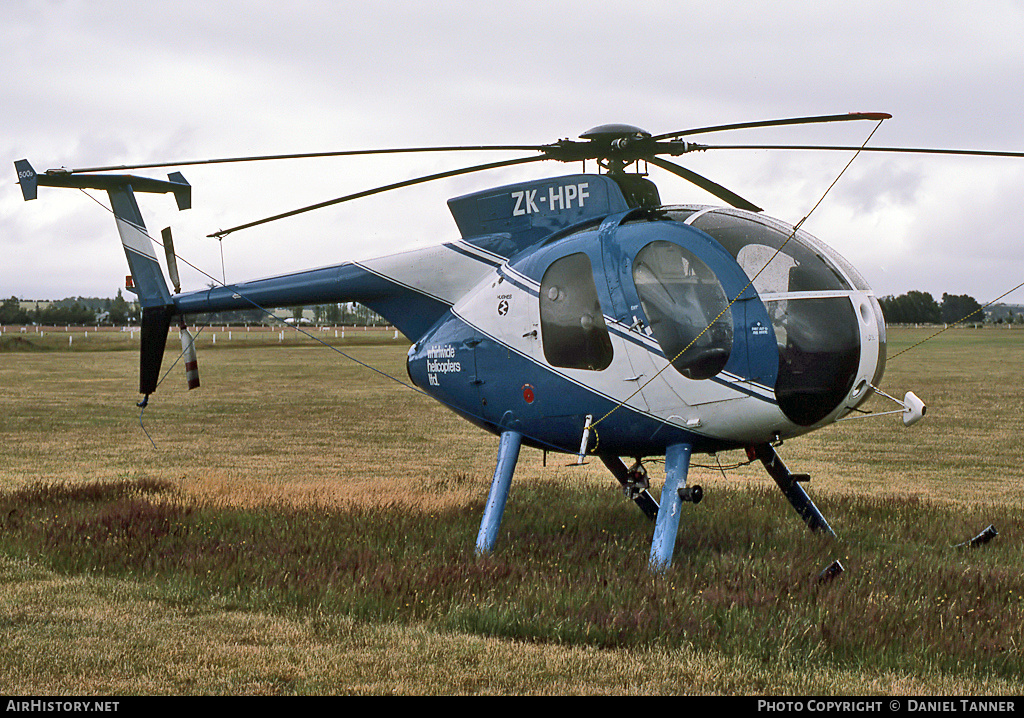 Aircraft Photo of ZK-HPF | Hughes 500D (369D) | Whirlwide Helicopters | AirHistory.net #27178