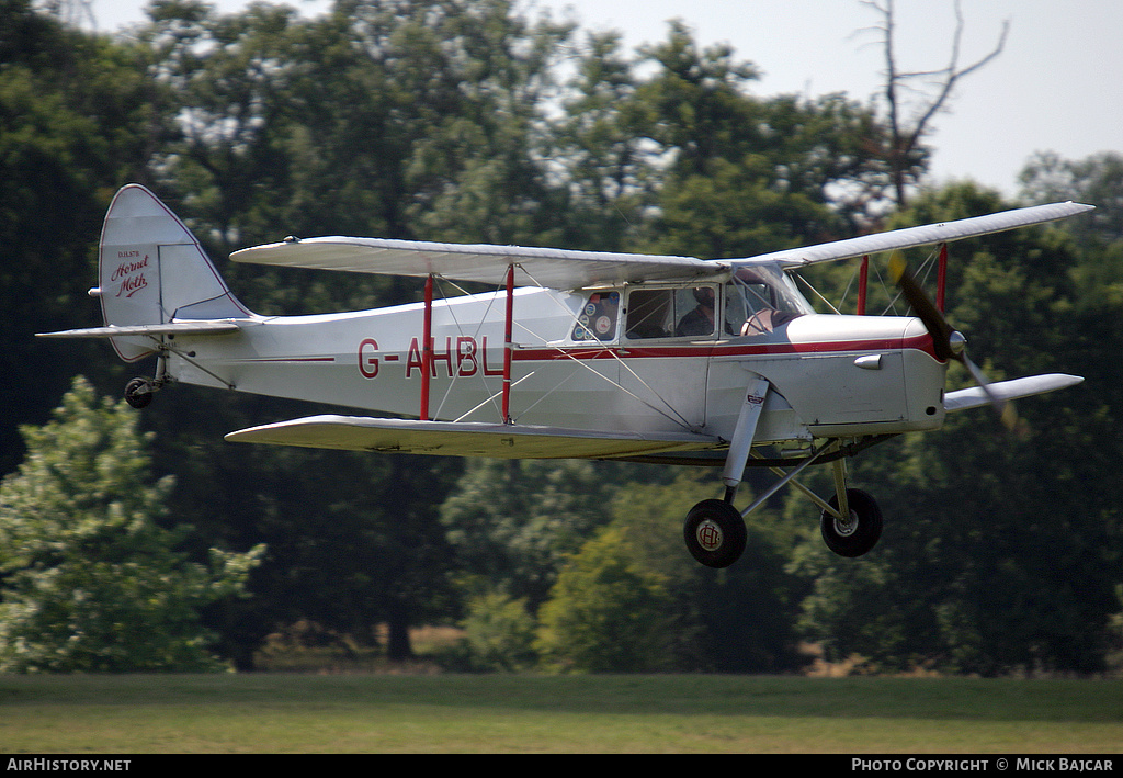 Aircraft Photo of G-AHBL | De Havilland D.H. 87B Hornet Moth | AirHistory.net #27190