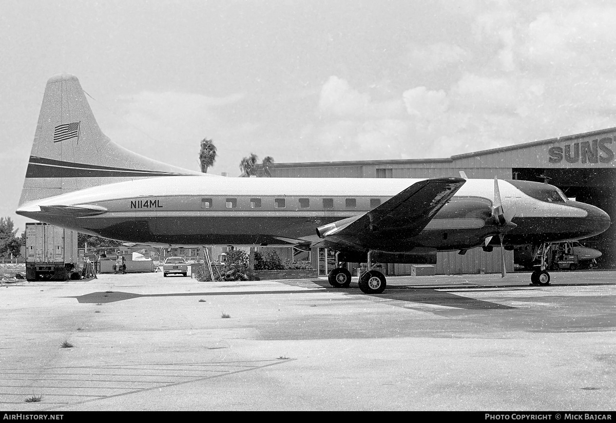 Aircraft Photo of N114ML | Convair 580 | AirHistory.net #27193