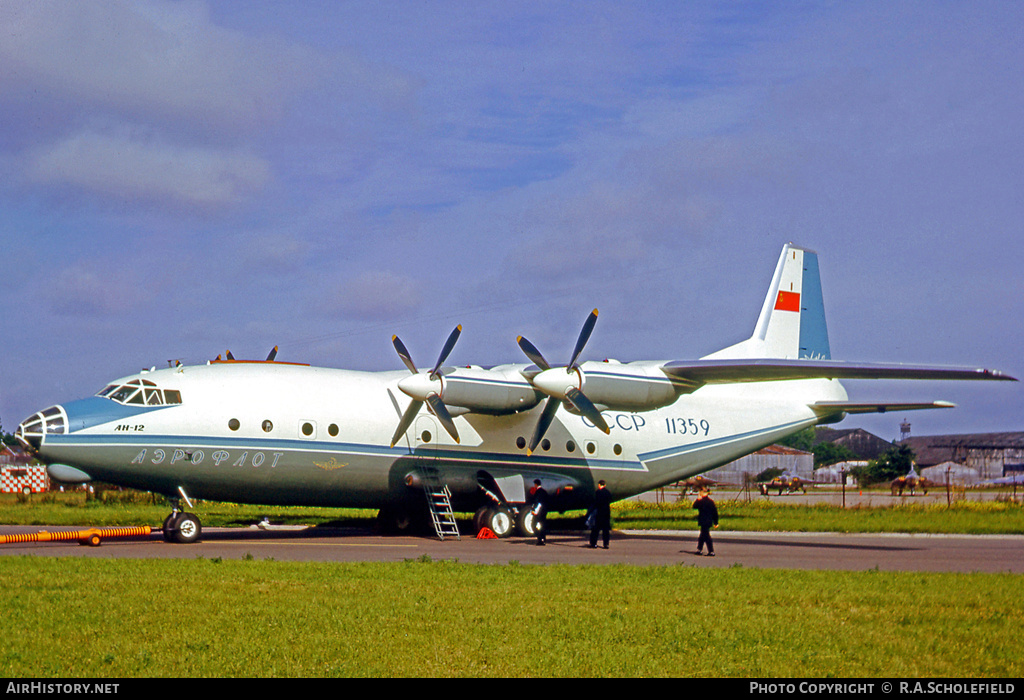 Aircraft Photo of CCCP-11359 | Antonov An-12TB | Aeroflot | AirHistory.net #27199