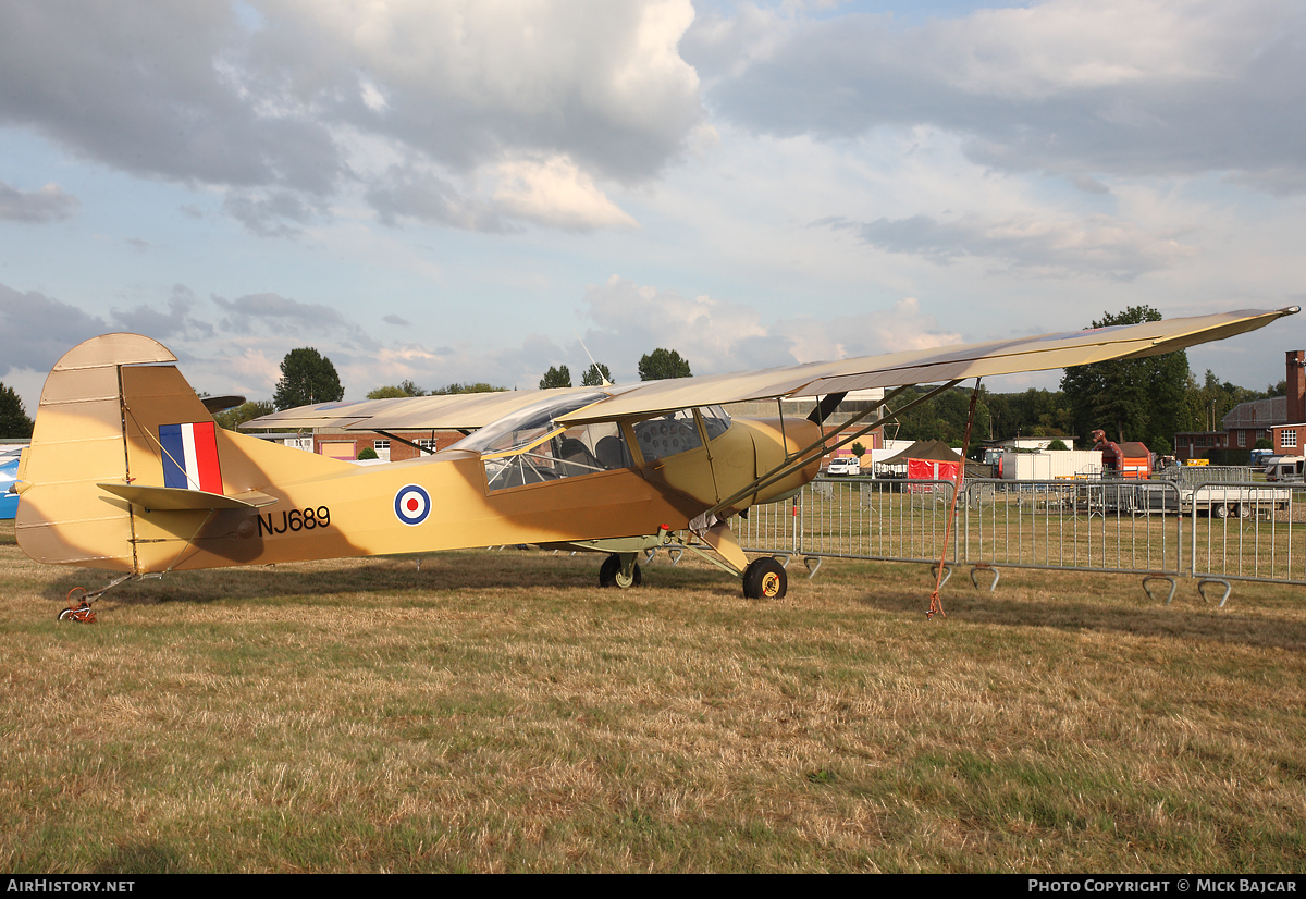 Aircraft Photo of G-ALXZ / NJ689 | Auster Mk5 150 Alpha | UK - Air Force | AirHistory.net #27210