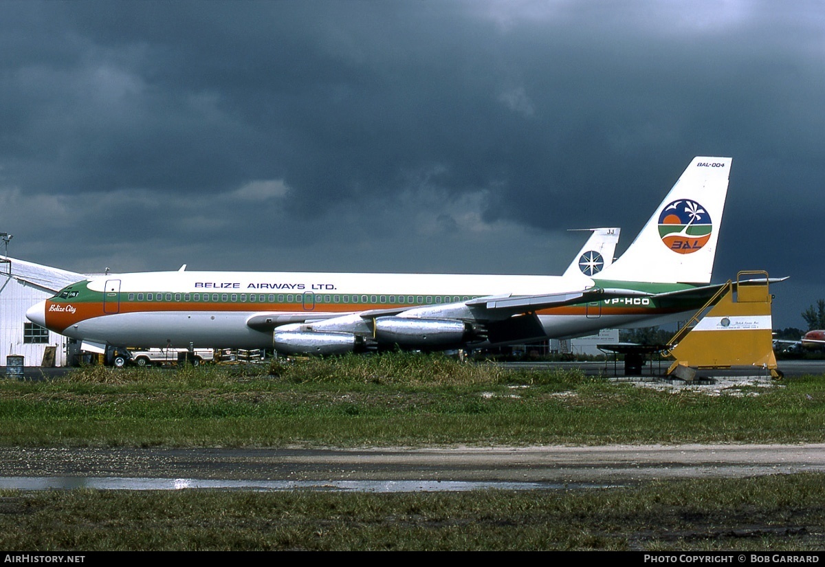 Aircraft Photo of VP-HCO | Boeing 720-022 | Belize Airways | AirHistory.net #27213