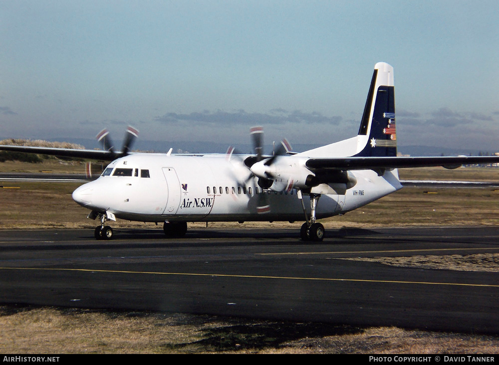 Aircraft Photo of VH-FNE | Fokker 50 | Air NSW | AirHistory.net #27244