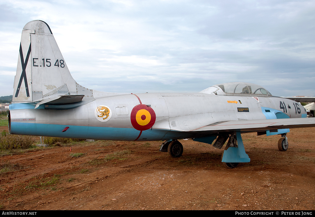 Aircraft Photo of E15-48 | Lockheed T-33A | Spain - Air Force | AirHistory.net #27264