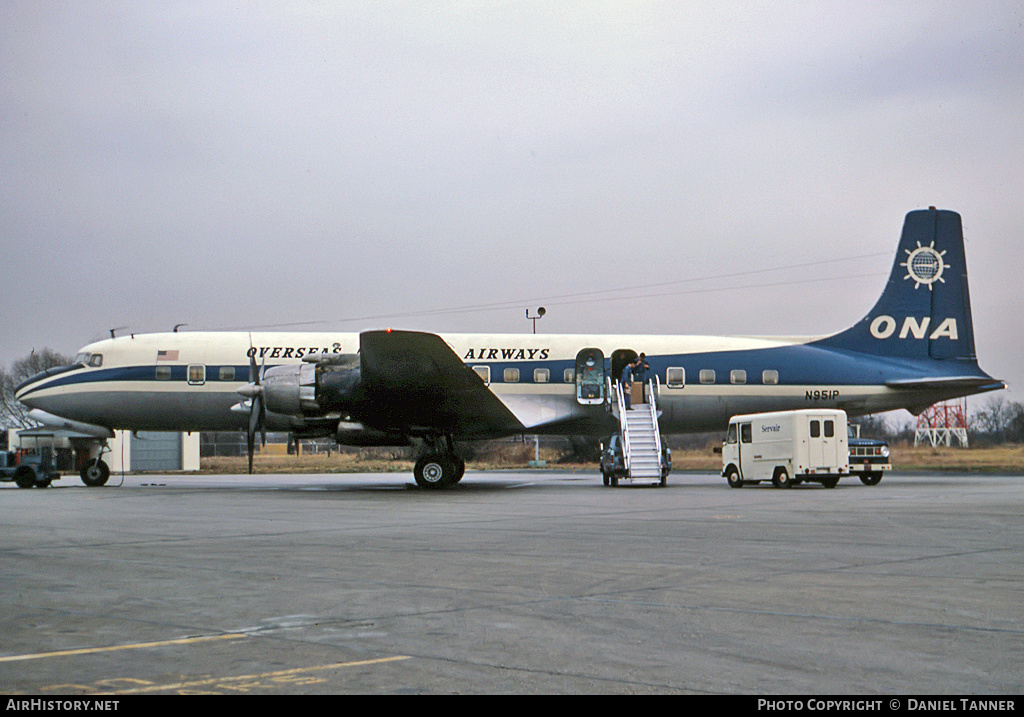 Aircraft Photo of N951P | Douglas DC-7C | Overseas National Airways - ONA | AirHistory.net #27267