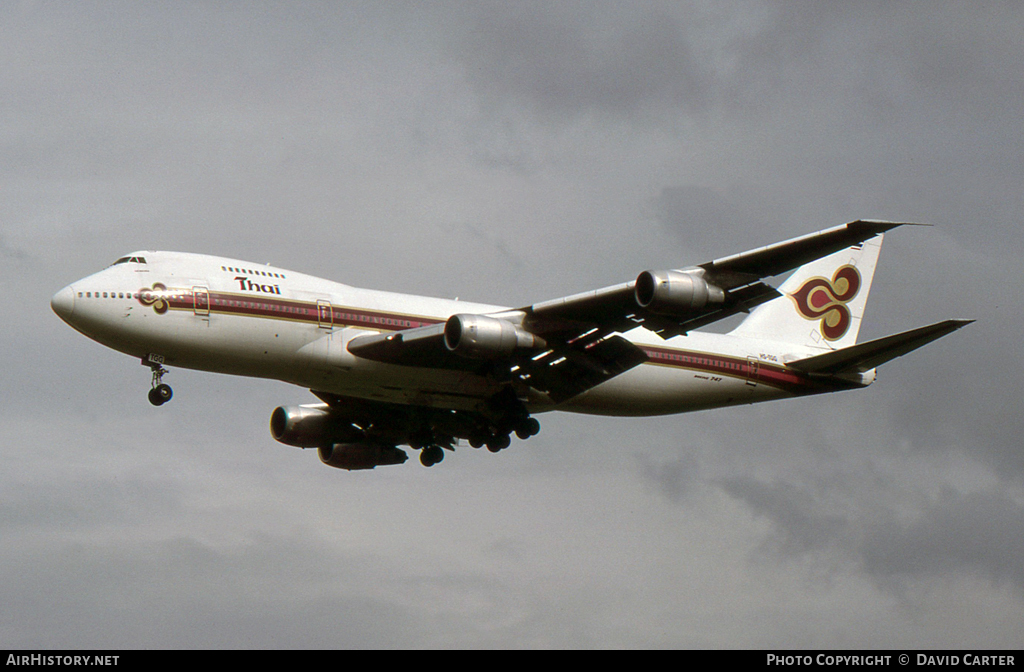 Aircraft Photo of HS-TGG | Boeing 747-2D7B | Thai Airways International | AirHistory.net #27299