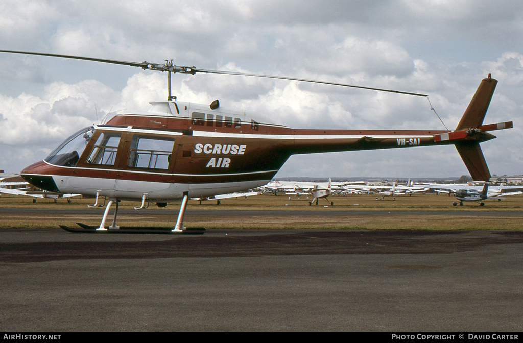 Aircraft Photo of VH-SAI | Bell 206B-2 JetRanger II | Scruse Air | AirHistory.net #27311