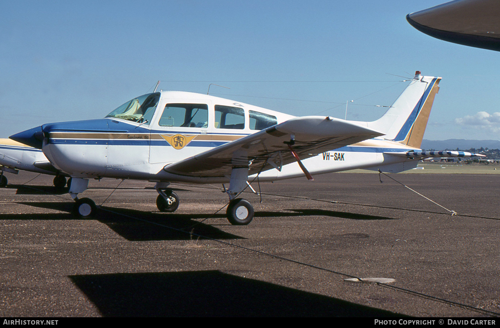 Aircraft Photo of VH-SAK | Beech C23 Sundowner 180 | Sunland Aviation Services | AirHistory.net #27312