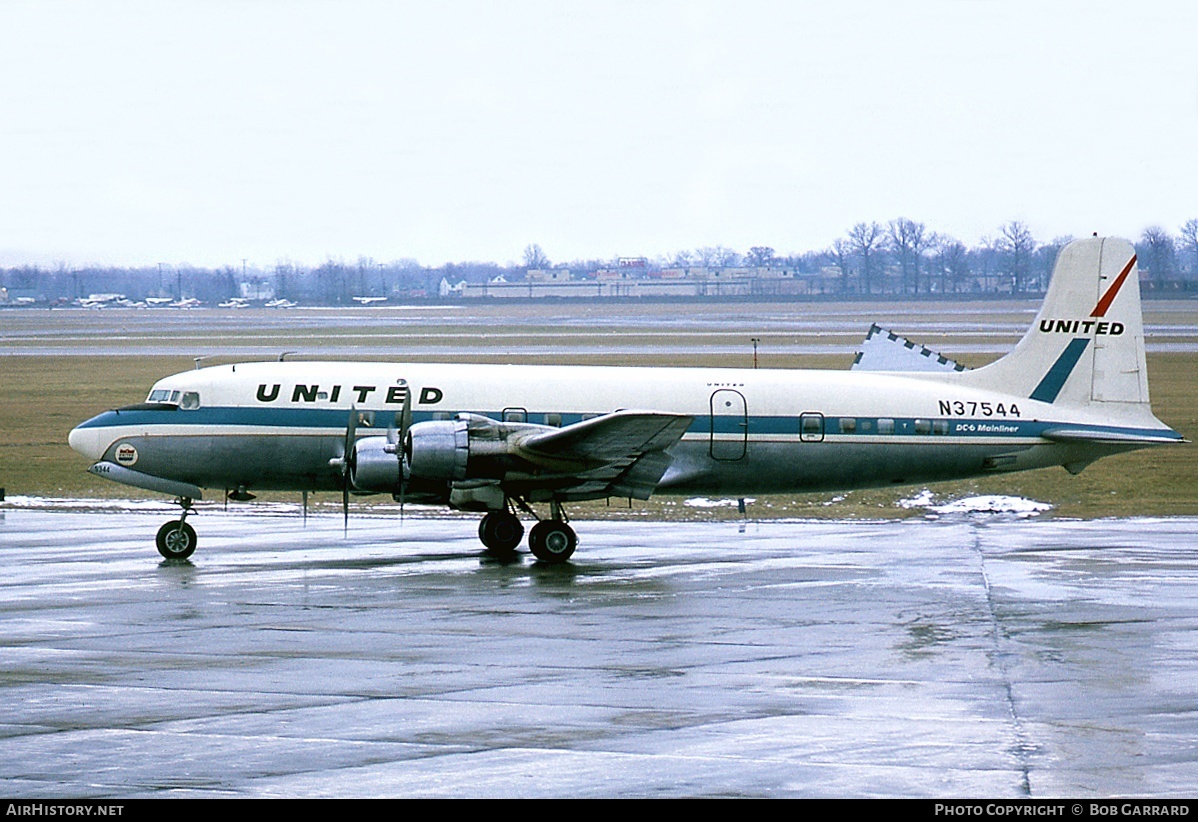 Aircraft Photo of N37544 | Douglas DC-6 | United Air Lines | AirHistory.net #27316