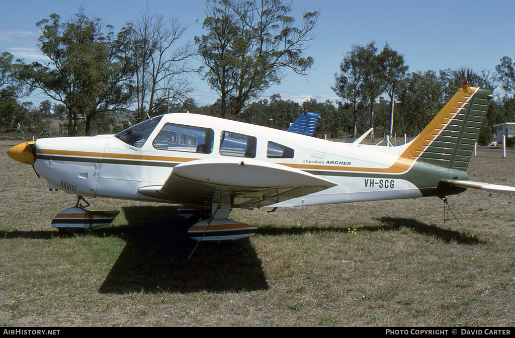 Aircraft Photo of VH-SCG | Piper PA-28-180 Cherokee Archer | AirHistory.net #27326