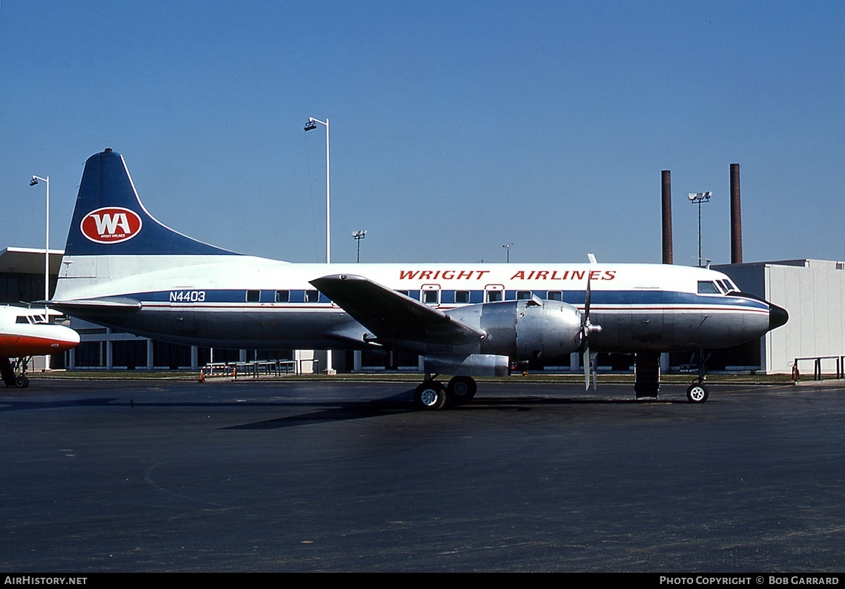 Aircraft Photo of N4403 | Convair 440-58 Metropolitan | Wright Air Lines | AirHistory.net #27340