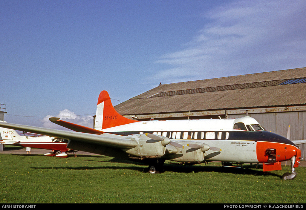 Aircraft Photo of 5Y-KVC | De Havilland D.H. 114 Heron 2E | Directorate of Civil Aviation - East Africa | AirHistory.net #27377