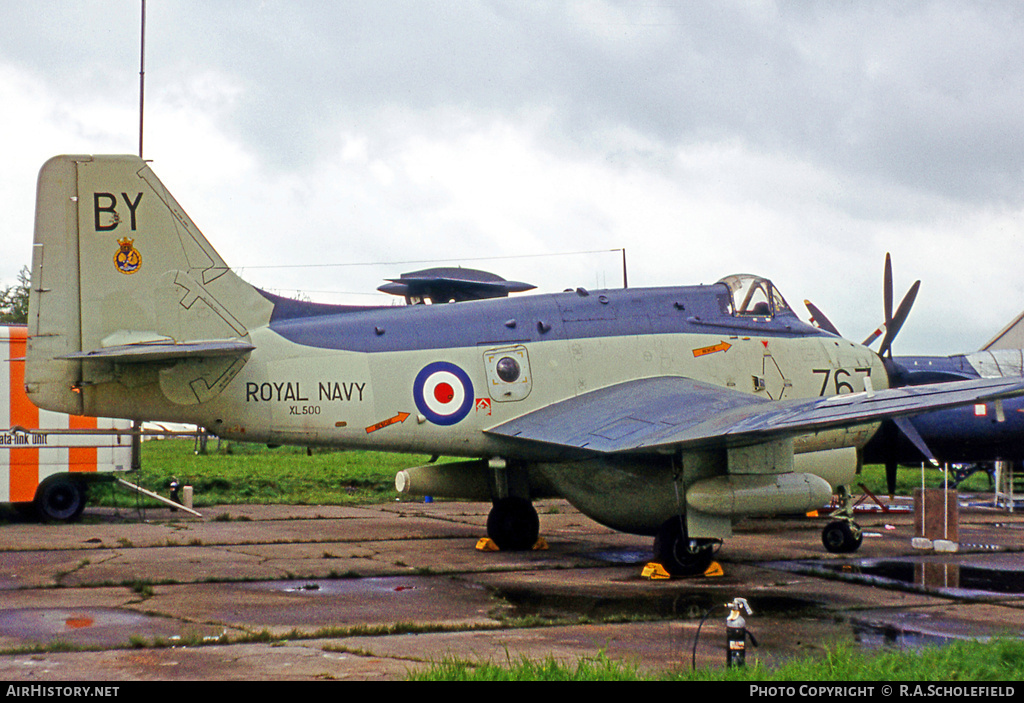 Aircraft Photo of XL500 | Fairey Gannet AEW.3 | UK - Navy | AirHistory.net #27379