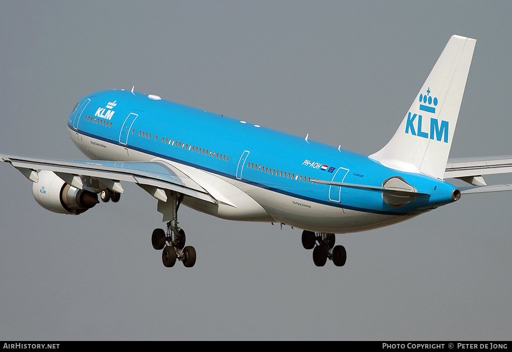 Aircraft Photo of PH-AOH | Airbus A330-203 | KLM - Royal Dutch Airlines | AirHistory.net #27392