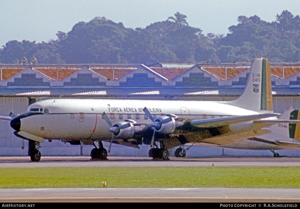 Aircraft Photo of 2415 | Douglas C-118 (DC-6B) | Brazil - Air Force | AirHistory.net #27395