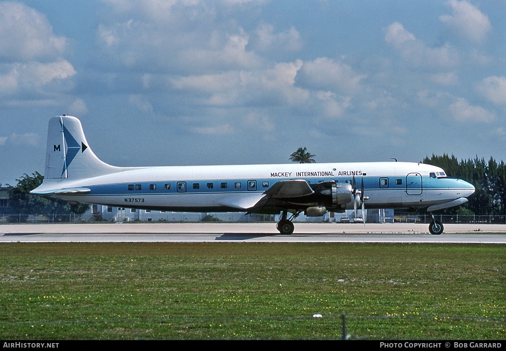 Aircraft Photo of N37573 | Douglas DC-6B | Mackey International Airlines | AirHistory.net #27413