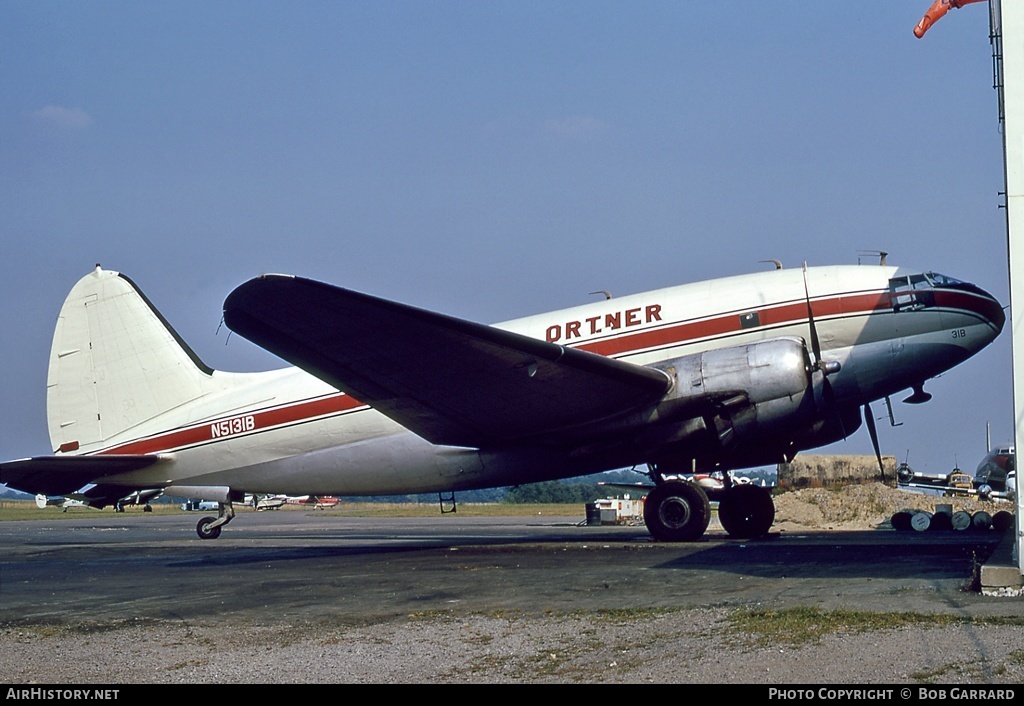 Aircraft Photo of N5131B | Curtiss C-46D Commando | Ortner Air Service | AirHistory.net #27415