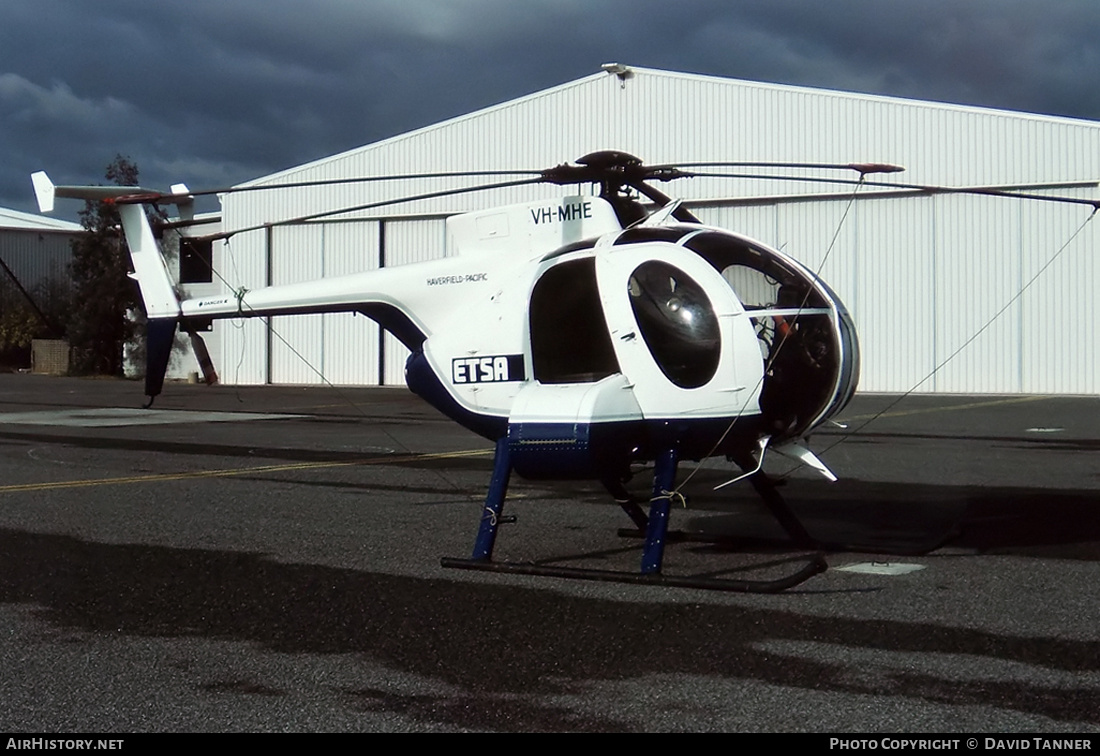 Aircraft Photo of VH-MHE | Hughes 500D (369D) | ETSA - Electricity Trust of South Australia | AirHistory.net #27447