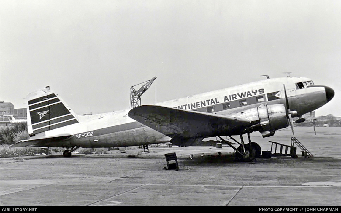 Aircraft Photo of RP-C132 | Douglas C-47A Skytrain | Continental Airways | AirHistory.net #27460