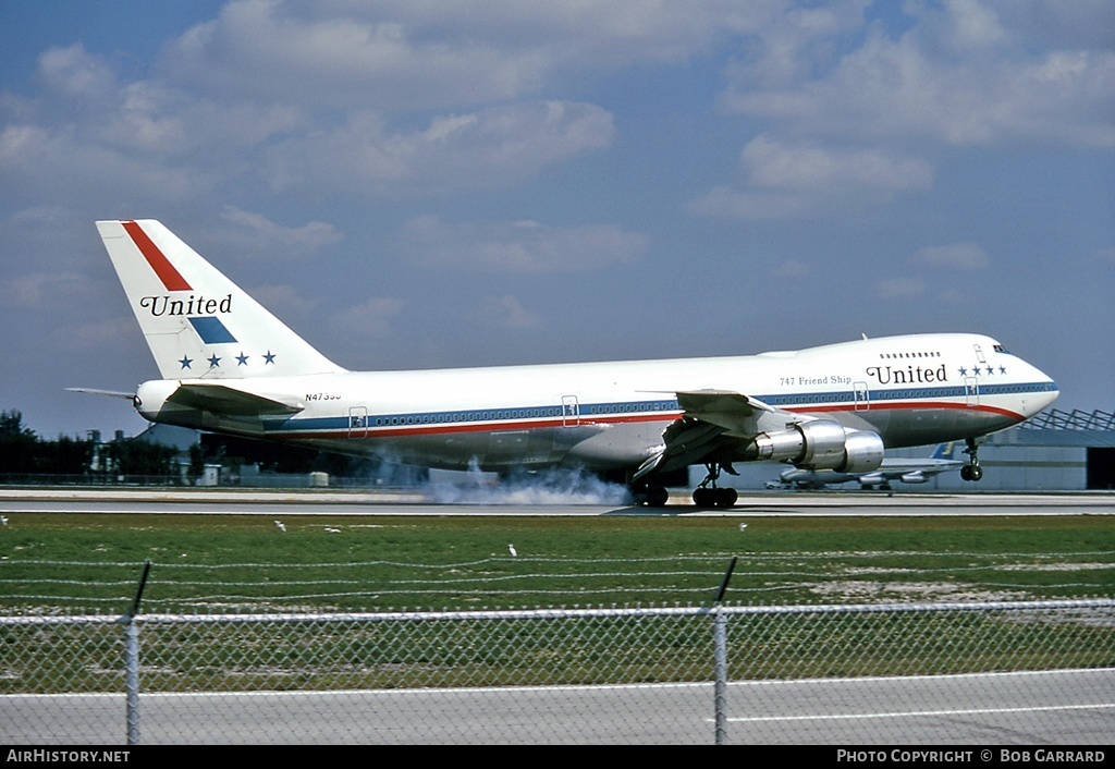 Aircraft Photo of N4735U | Boeing 747-122 | United Airlines | AirHistory.net #27482