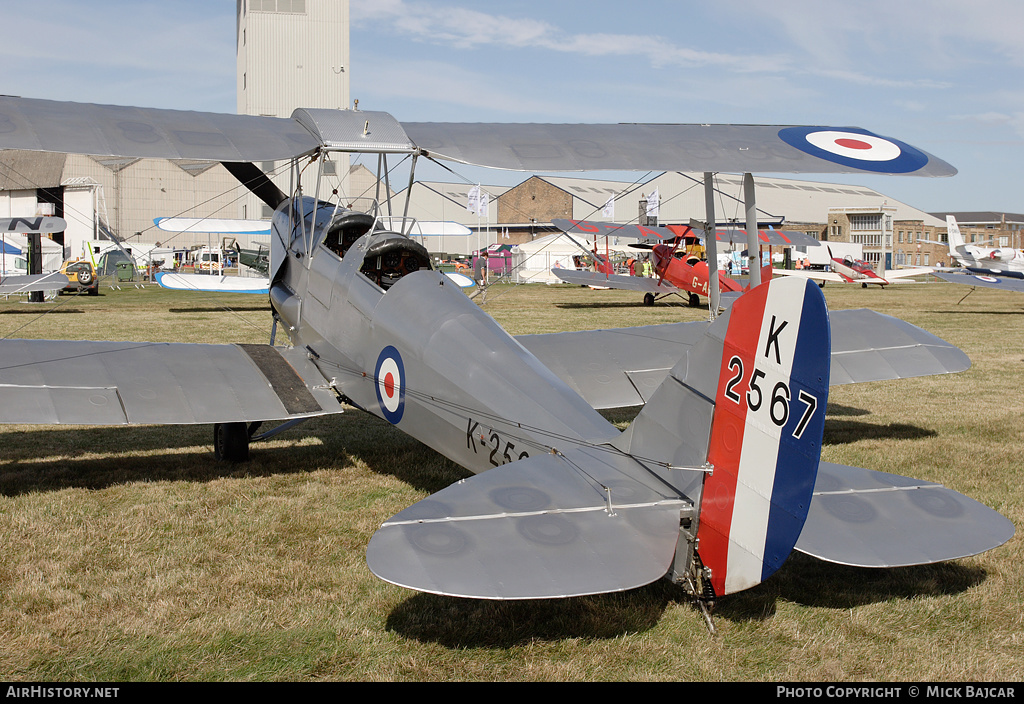 Aircraft Photo of G-MOTH / K2567 | De Havilland D.H. 82A Tiger Moth II | UK - Air Force | AirHistory.net #27497