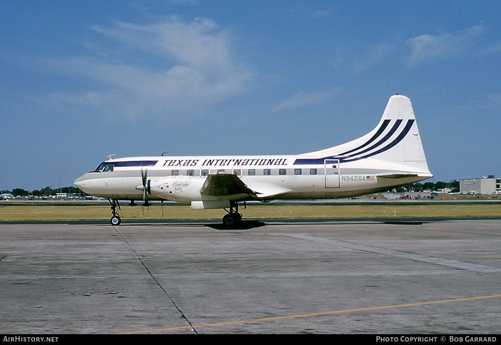 Aircraft Photo of N94264 | Convair 600 | Texas International Airlines | AirHistory.net #27515
