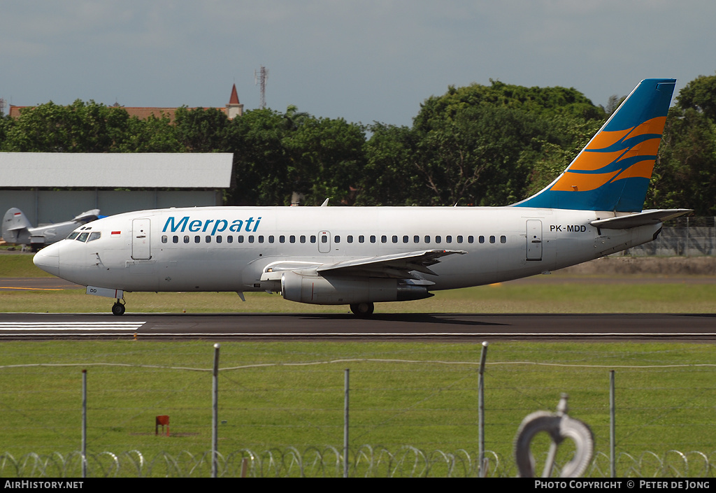 Aircraft Photo of PK-MDD | Boeing 737-2S3/Adv | Merpati Nusantara Airlines | AirHistory.net #27521