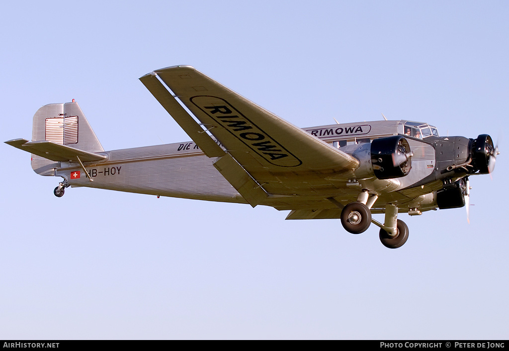 Aircraft Photo of HB-HOY | CASA 352A-3 | Ju-Air | AirHistory.net #27522