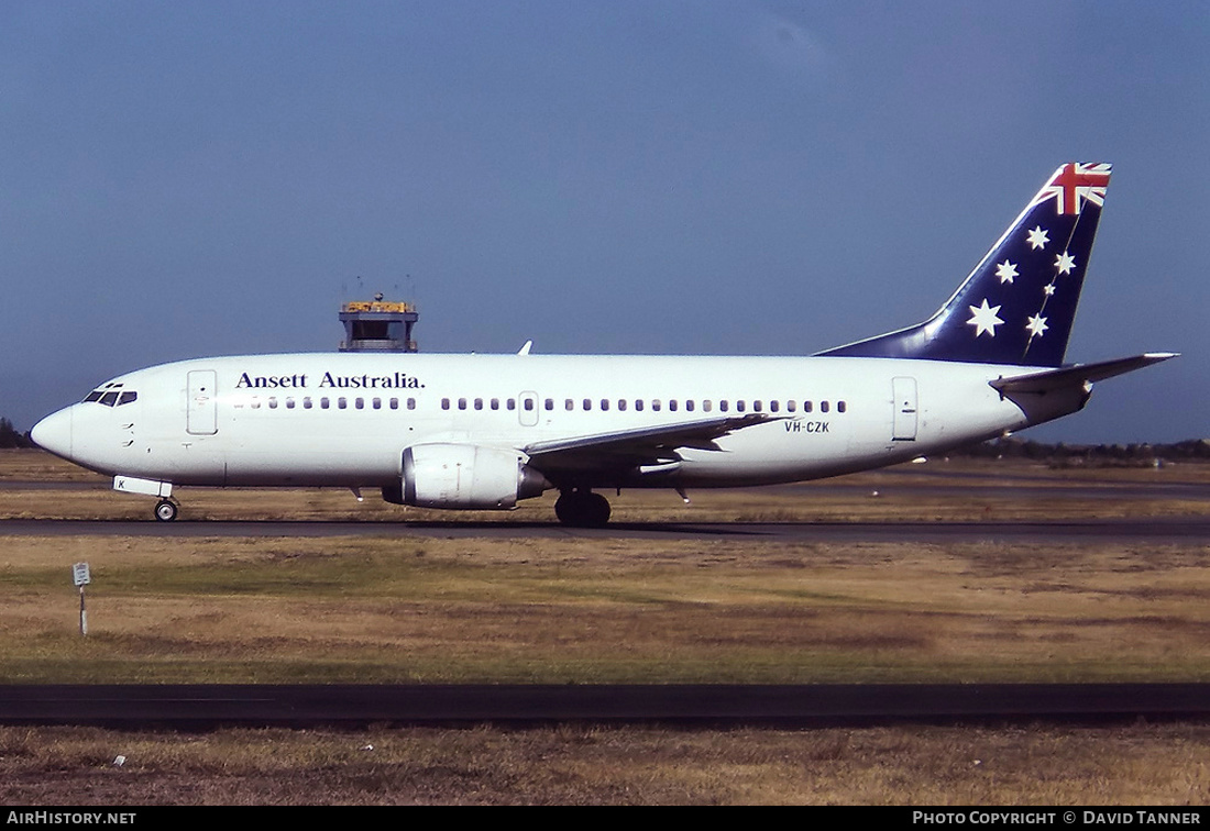 Aircraft Photo of VH-CZK | Boeing 737-377 | Ansett Australia | AirHistory.net #27523