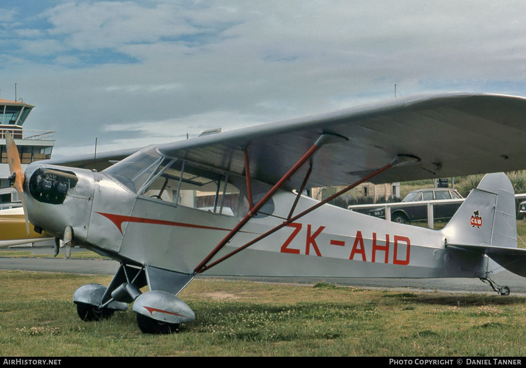 Aircraft Photo of ZK-AHD | Piper J-3C-50 Cub | AirHistory.net #27527