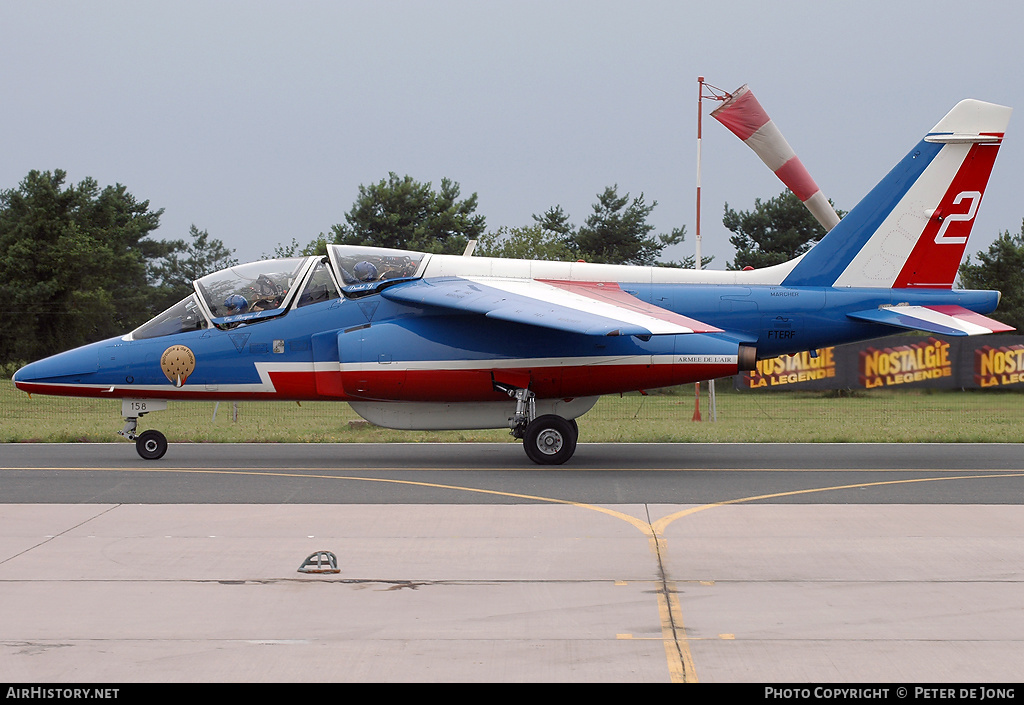 Aircraft Photo of E158 | Dassault-Dornier Alpha Jet E | France - Air Force | AirHistory.net #27531