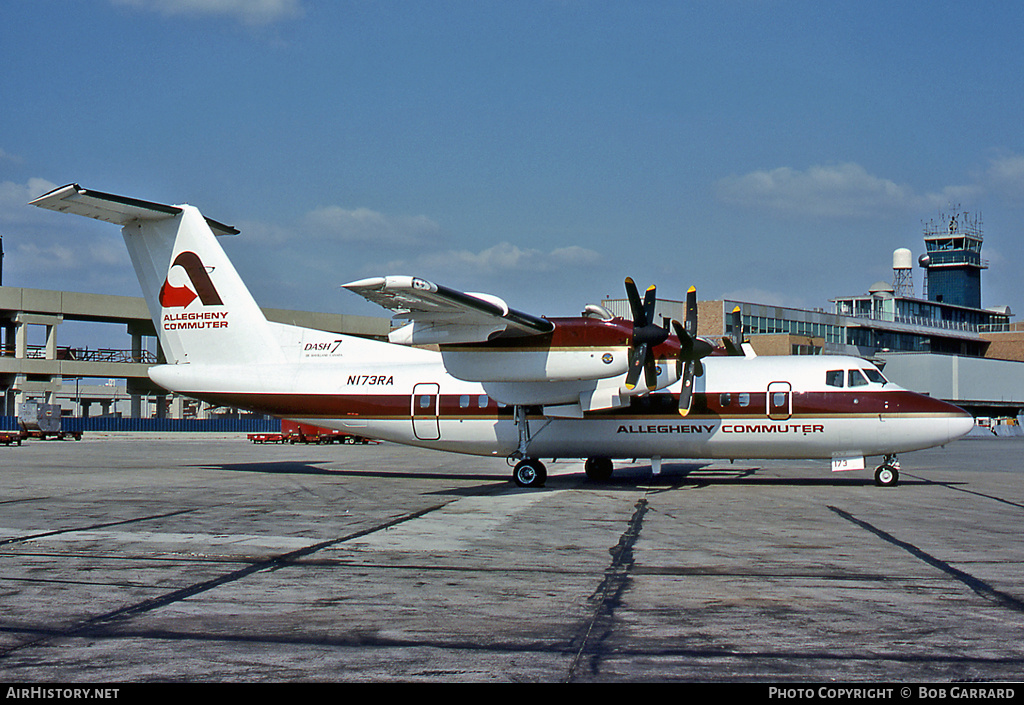 Aircraft Photo of N173RA | De Havilland Canada DHC-7-102 Dash 7 | Allegheny Commuter | AirHistory.net #27563