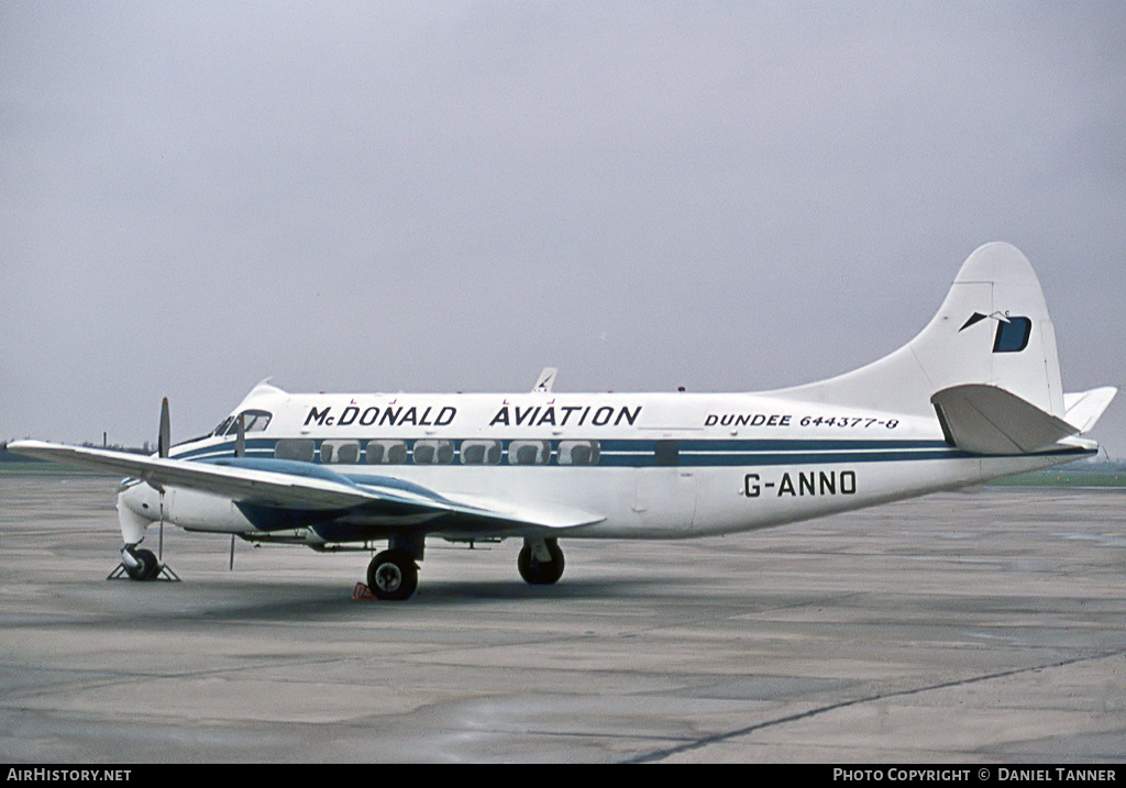 Aircraft Photo of G-ANNO | De Havilland D.H. 114 Heron 1B/C | McDonald Aviation | AirHistory.net #27567