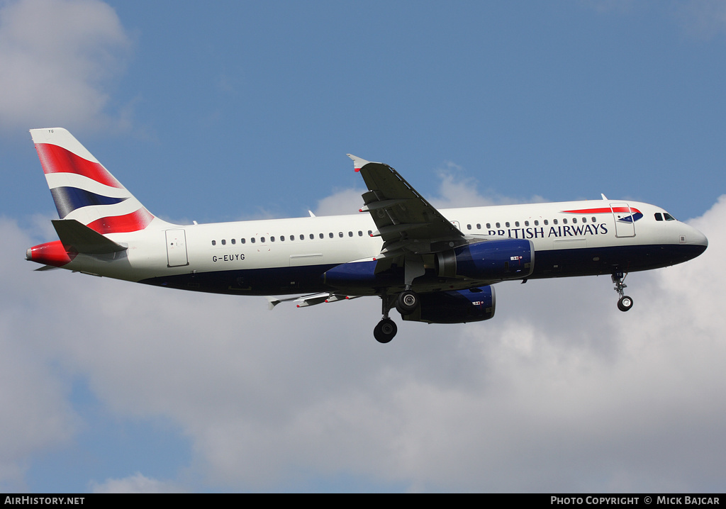 Aircraft Photo of G-EUYG | Airbus A320-232 | British Airways | AirHistory.net #27584