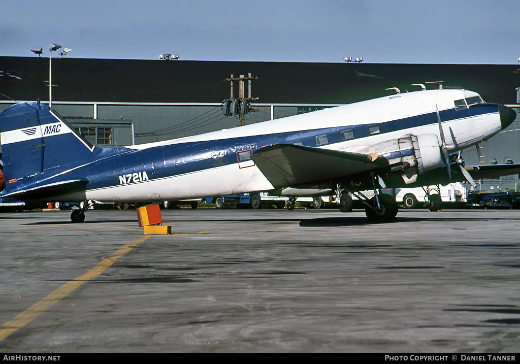 Aircraft Photo of N721A | Douglas C-47 Skytrain | Meridian Air Cargo - MAC | AirHistory.net #27587