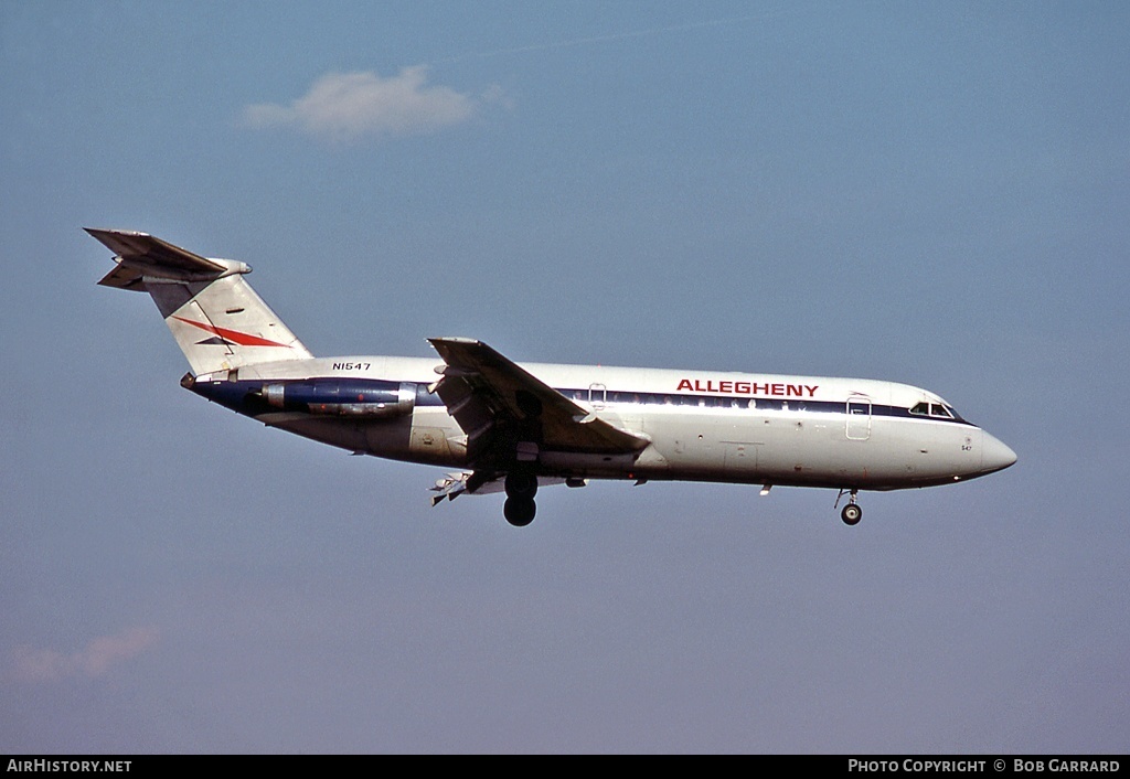 Aircraft Photo of N1547 | BAC 111-203AE One-Eleven | Allegheny Airlines | AirHistory.net #27589