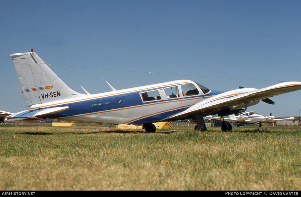 Aircraft Photo of VH-SEN | Piper PA-34-200 Seneca | Bridge and Civil | AirHistory.net #27592