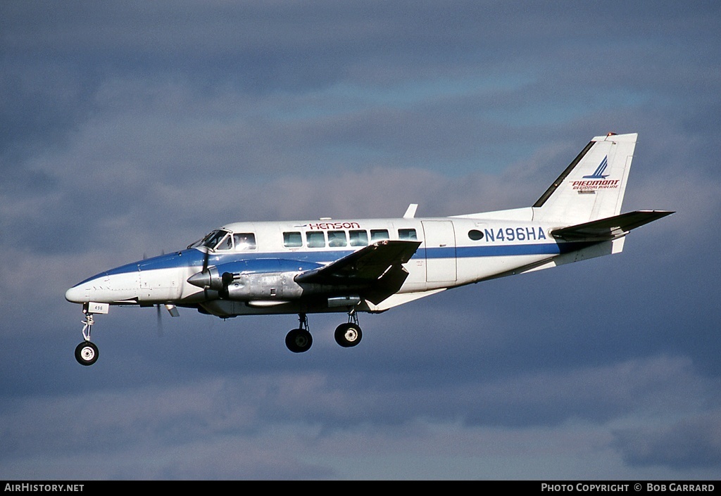Aircraft Photo of N496HA | Beech B99 Airliner | Piedmont Regional | AirHistory.net #27602