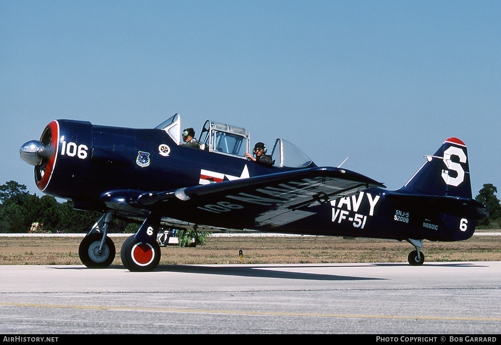 Aircraft Photo of N6601C / 52008 | North American AT-6F Texan | USA - Navy | AirHistory.net #27609