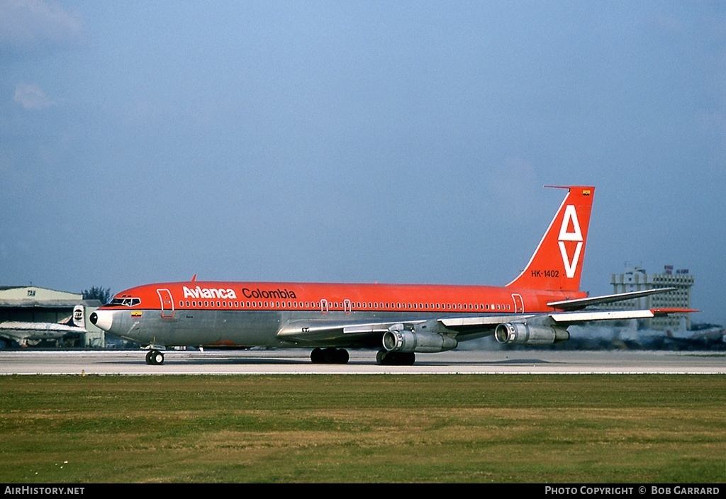 Aircraft Photo of HK-1402 | Boeing 707-359B | Avianca | AirHistory.net #27613