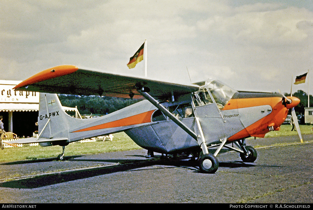 Aircraft Photo of G-APWX | Edgar Percival EP-9 Prospector | AirHistory.net #27636
