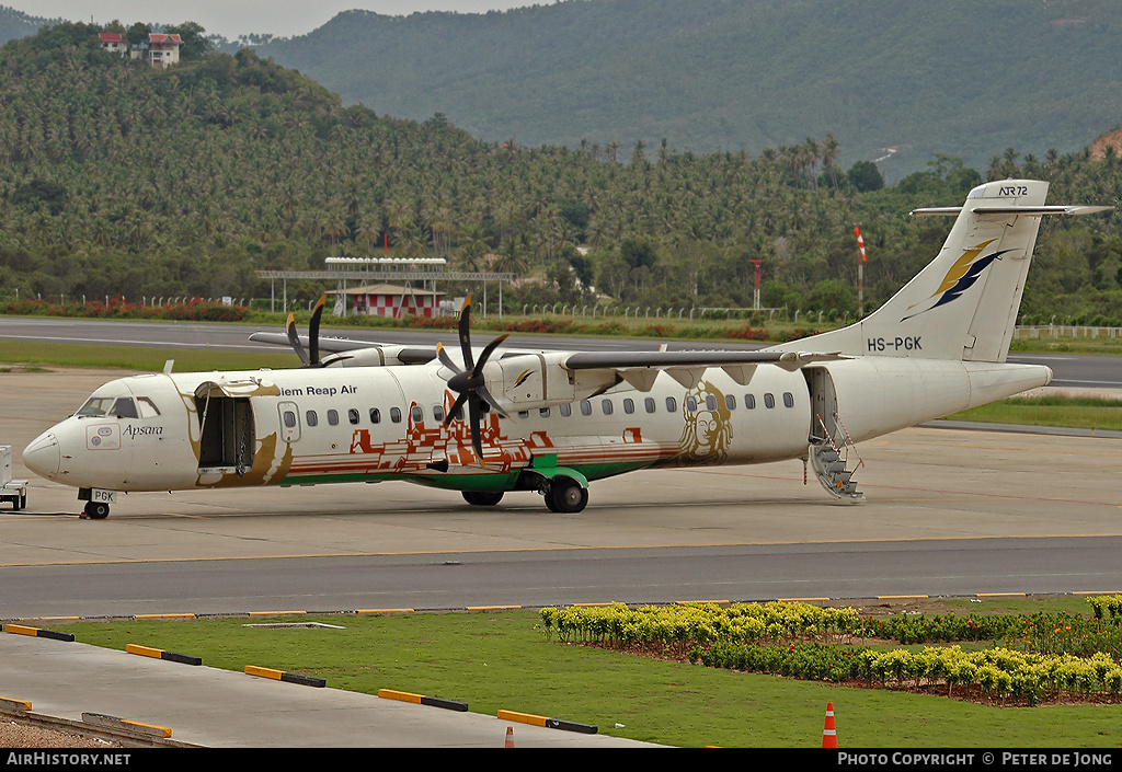 Aircraft Photo of HS-PGK | ATR ATR-72-500 (ATR-72-212A) | Siem Reap Airways | AirHistory.net #27685