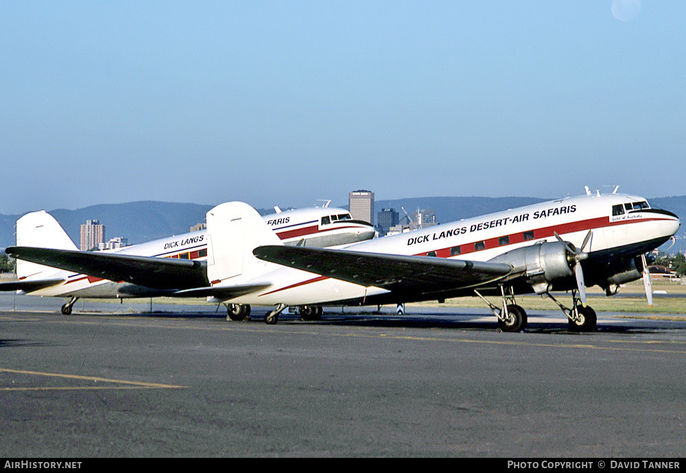 Aircraft Photo of VH-PWN | Douglas DC-3(C) | Dick Lang's Desert-Air Safaris | AirHistory.net #27692