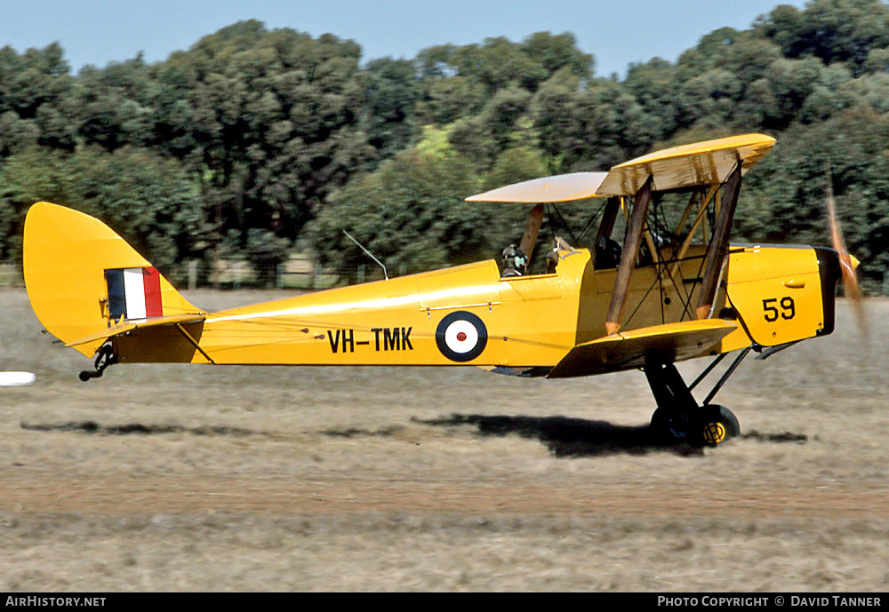 Aircraft Photo of VH-TMK | De Havilland D.H. 82A Tiger Moth | Australia - Air Force | AirHistory.net #27699