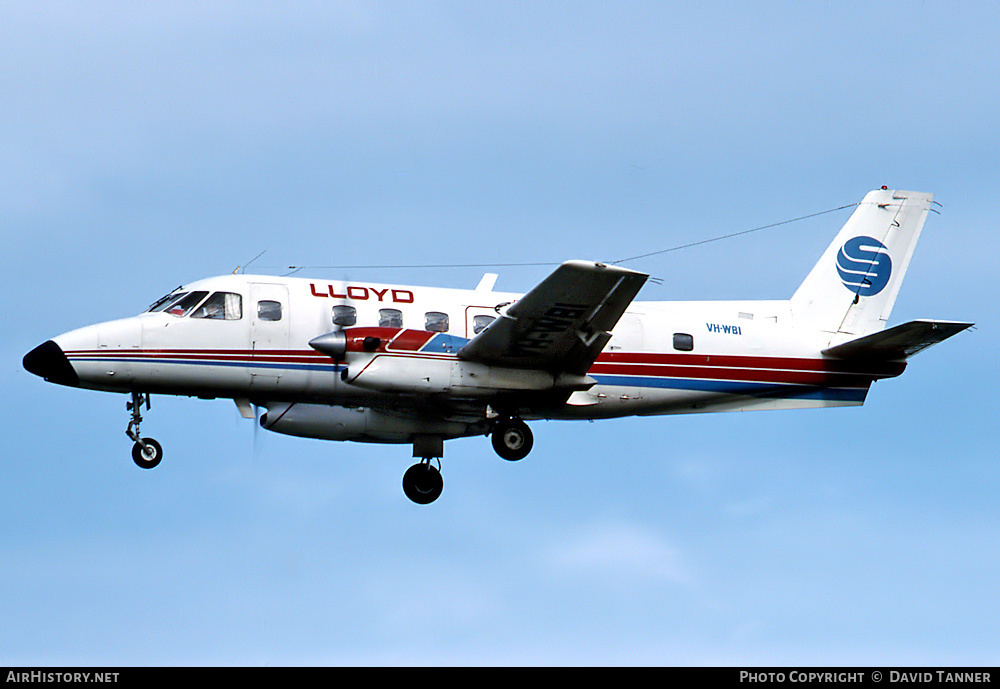 Aircraft Photo of VH-WBI | Embraer EMB-110P2 Bandeirante | Lloyd Aviation | AirHistory.net #27712
