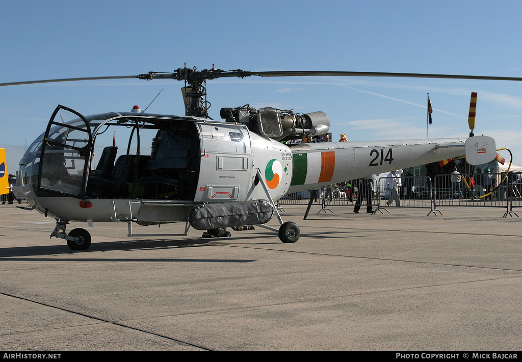 Aircraft Photo of 214 | Aerospatiale SA-316B Alouette III | Ireland - Air Force | AirHistory.net #27717