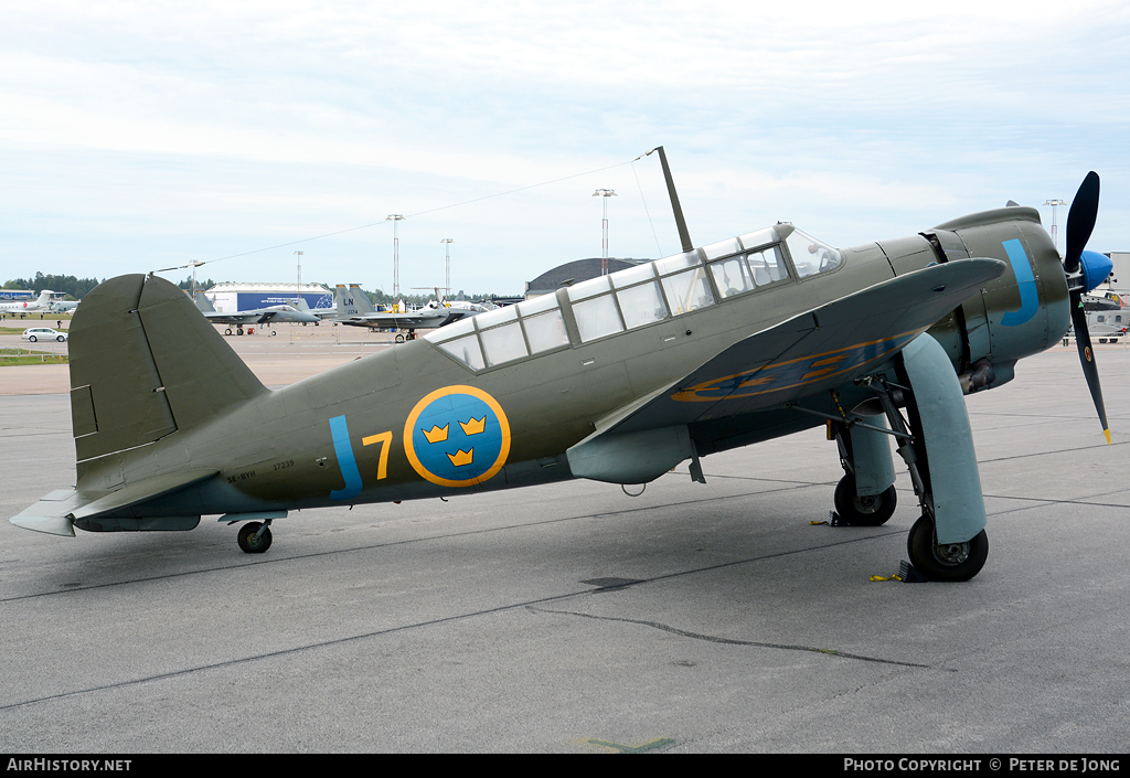 Aircraft Photo of SE-BYH / 17239 | Saab B17A | Sweden - Air Force | AirHistory.net #27733