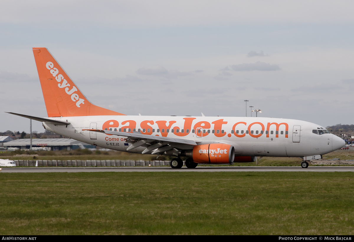 Aircraft Photo of G-EZJZ | Boeing 737-73V | EasyJet | AirHistory.net #27737