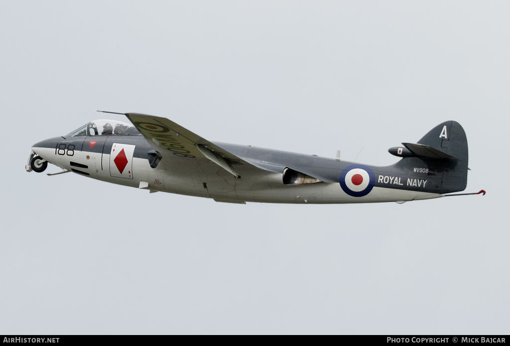 Aircraft Photo of WV908 | Hawker Sea Hawk FGA6 | UK - Navy | AirHistory.net #27744